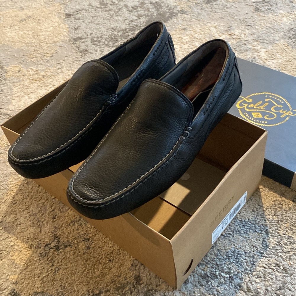 Sperry Gold Kennebunk Black, Men’s Size 11, New in Box!